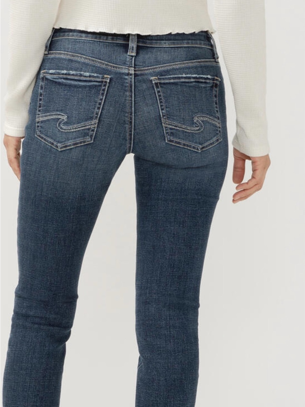 🇨🇦Sz 29/29- 31 L ⭐️ Like New Silver Boyfriend Jeans.